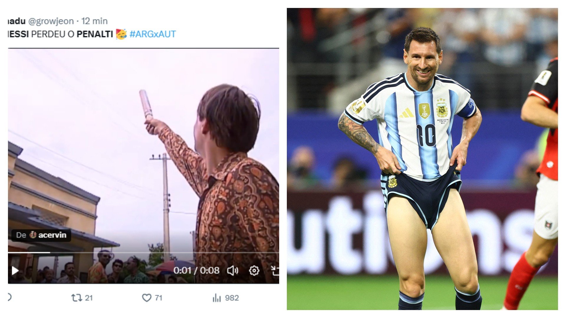 Messi perde pênalti e gera reações na internet durante a Copa do Mundo