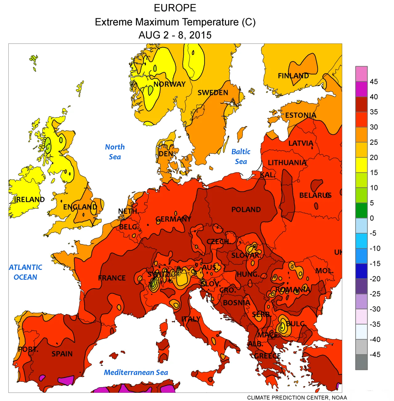 Calor extremo ameaça produtividade na Europa