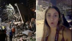 Terremotos em Caracas geram pânico e destruição entre moradores