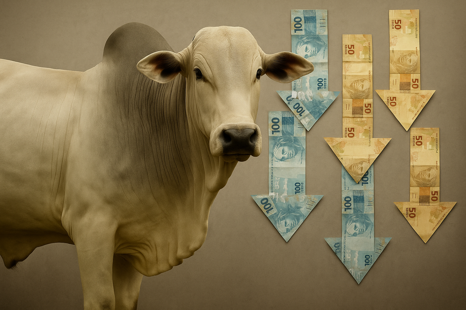 Queda nos preços do boi gordo impacta mercado em Goiás e outros estados