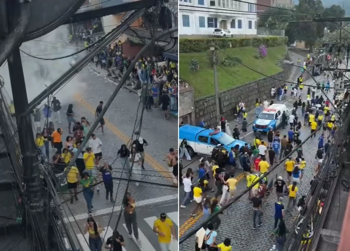Briga após jogo do Brasil mobiliza PM em Petrópolis; moradora relata uso de spray de pimenta: 'Parecia na minha sala'
