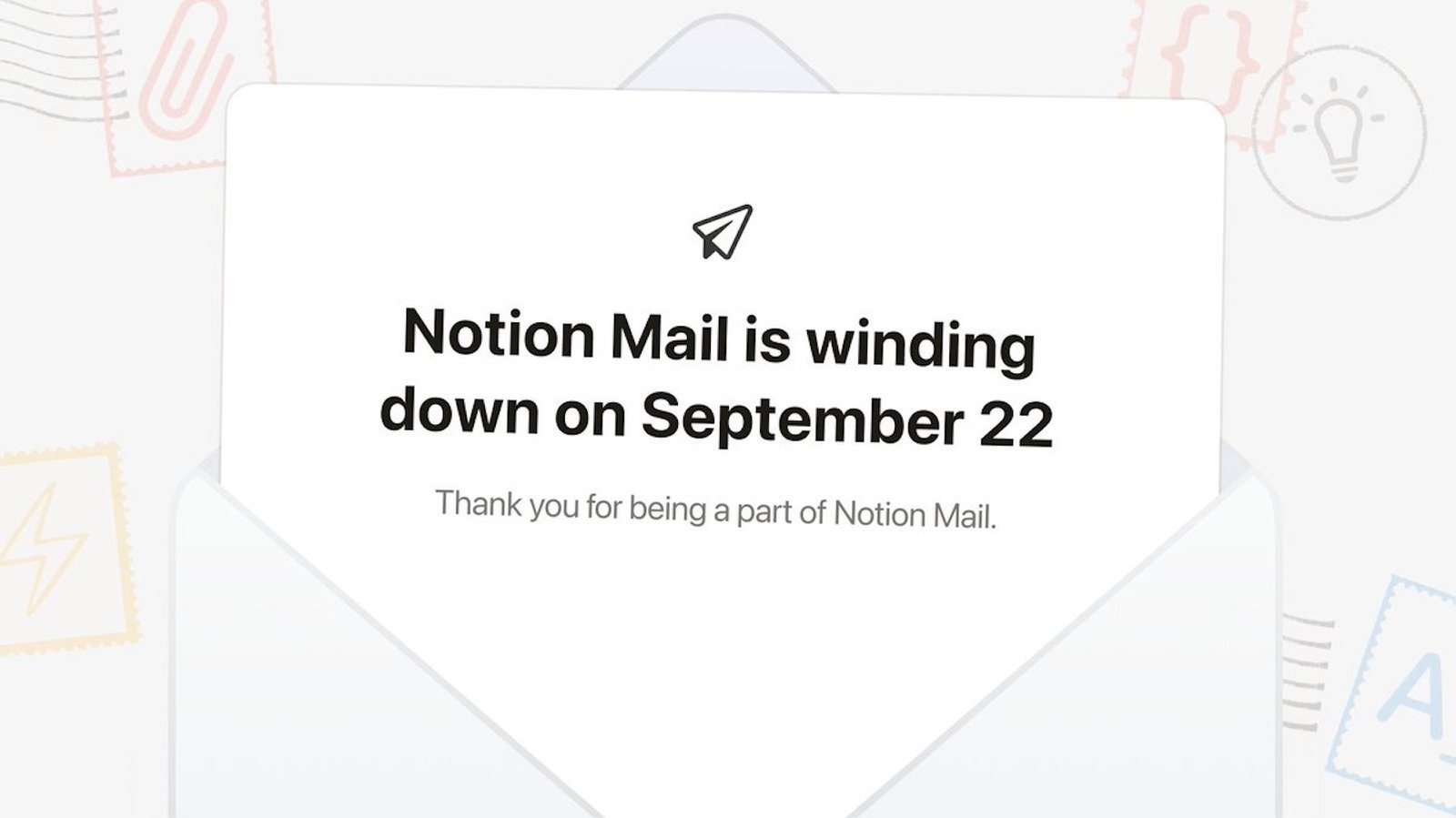 Notion Mail será descontinuado em setembro