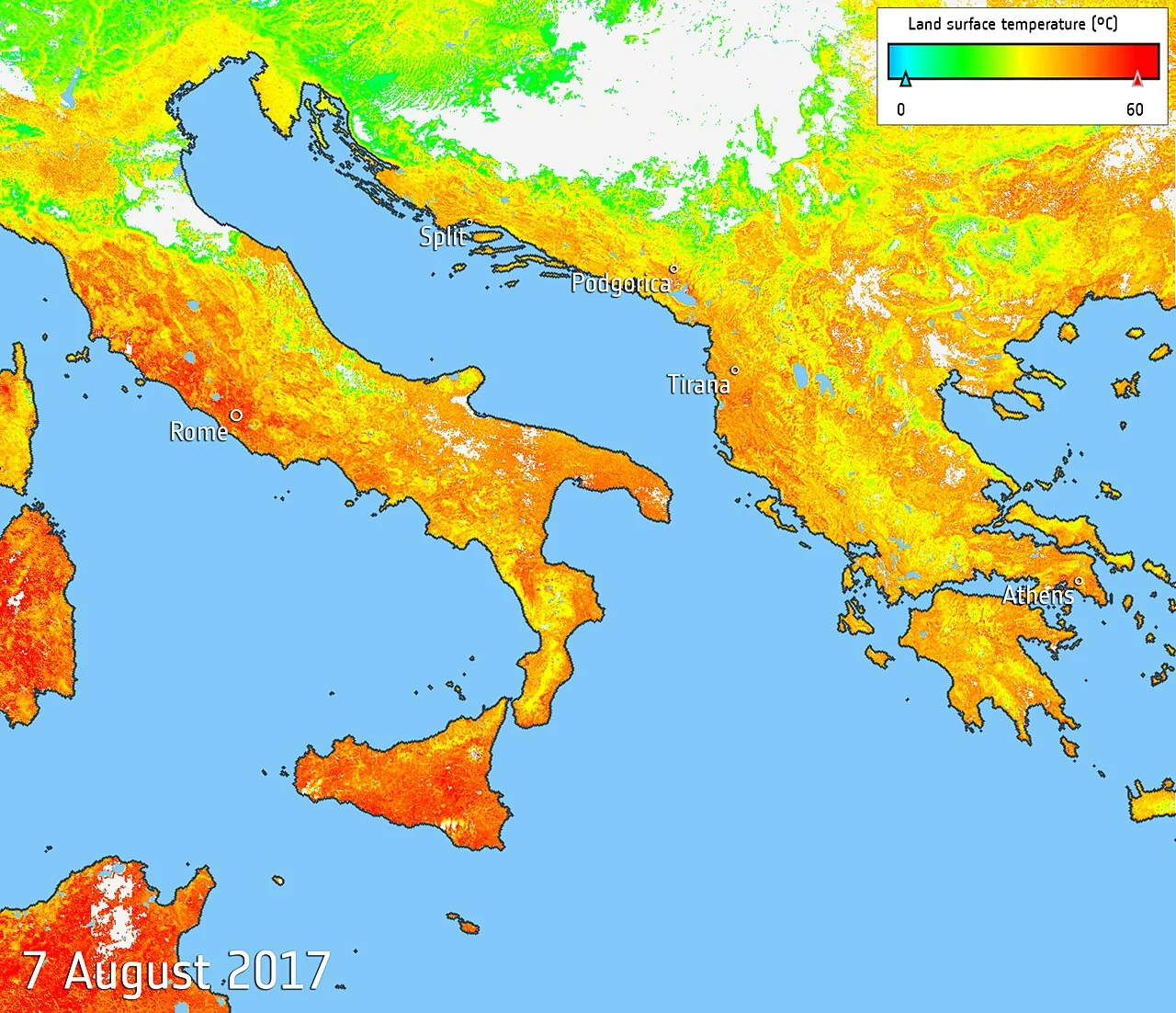 Onda de calor na Europa é 'quase impossível' sem mudanças climáticas, dizem cientistas