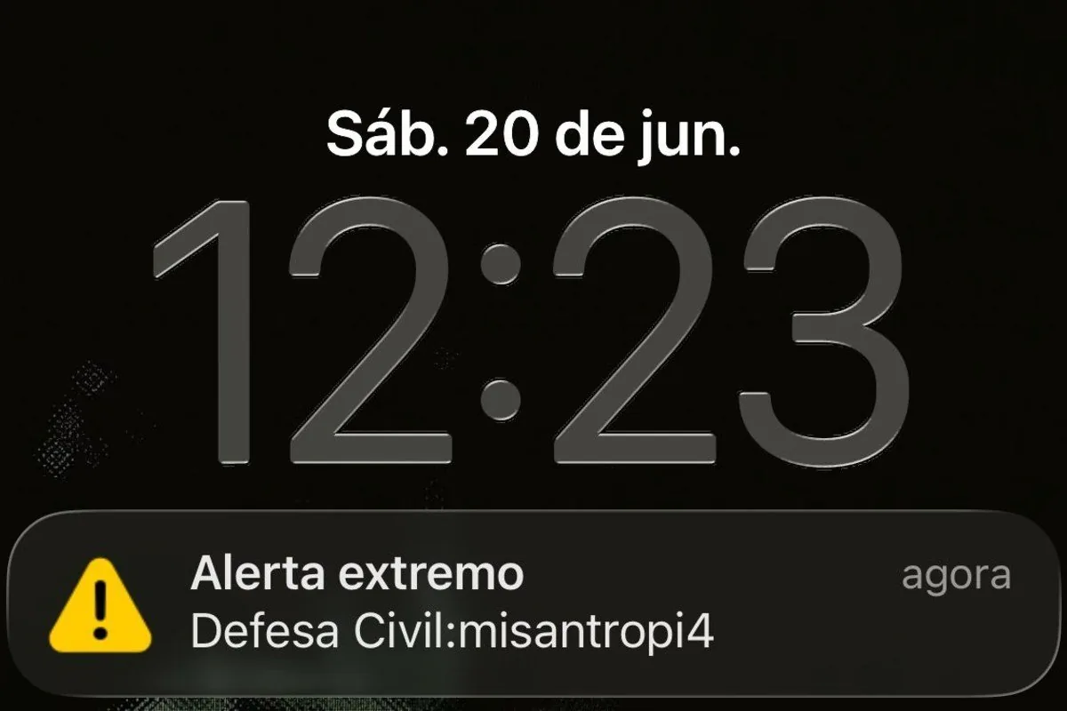 Defesa Civil Nacional emite alerta com palavra 'misantropia' após invasão em sistema