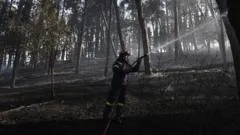 Firefighters struggle to contain deadly Greek wildfire