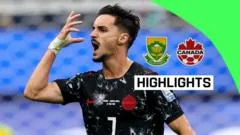 Canadá avança para as oitavas de final com gol no último minuto contra a África do Sul