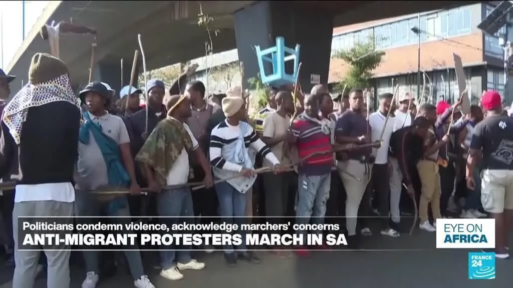 Thousands march in South Africa demanding departure of undocumented foreigners