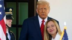 Desentendimento entre Meloni e Trump gera tensões na política internacional