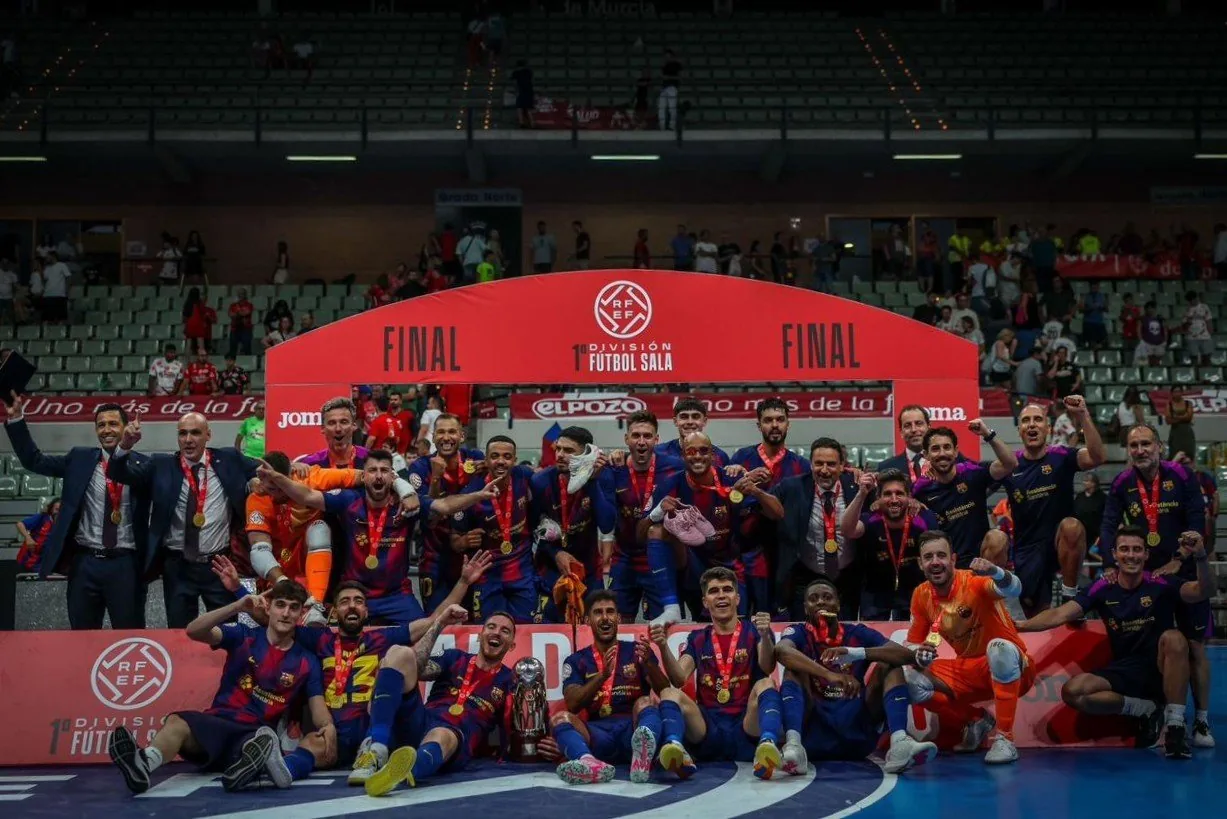 Barcelona conquista Liga Espanhola de Futsal com destaque para Pito