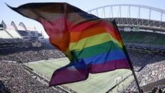 Partida entre Egito e Irã marca a celebração do Orgulho em Seattle