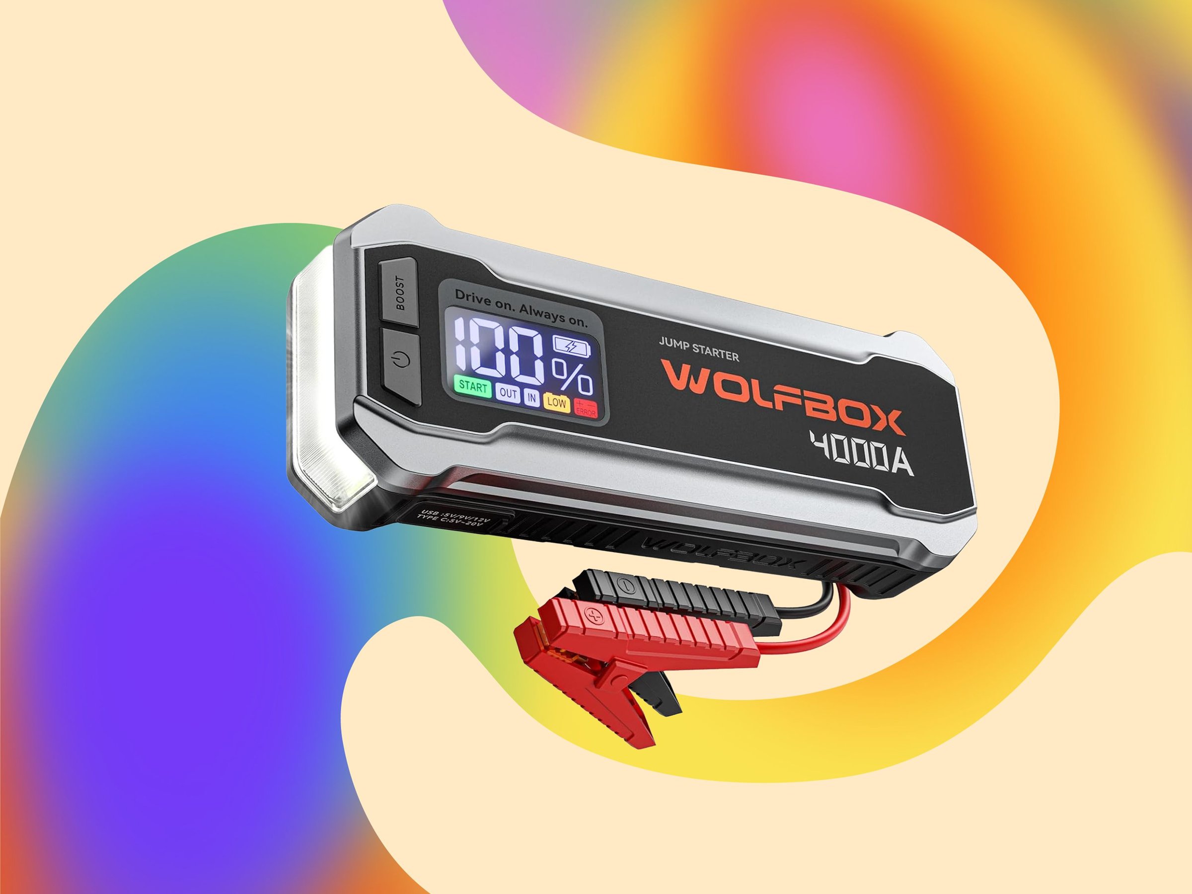 Descontos de 20% em Jump Starters NOCO e Wolfbox no Prime Day 2026