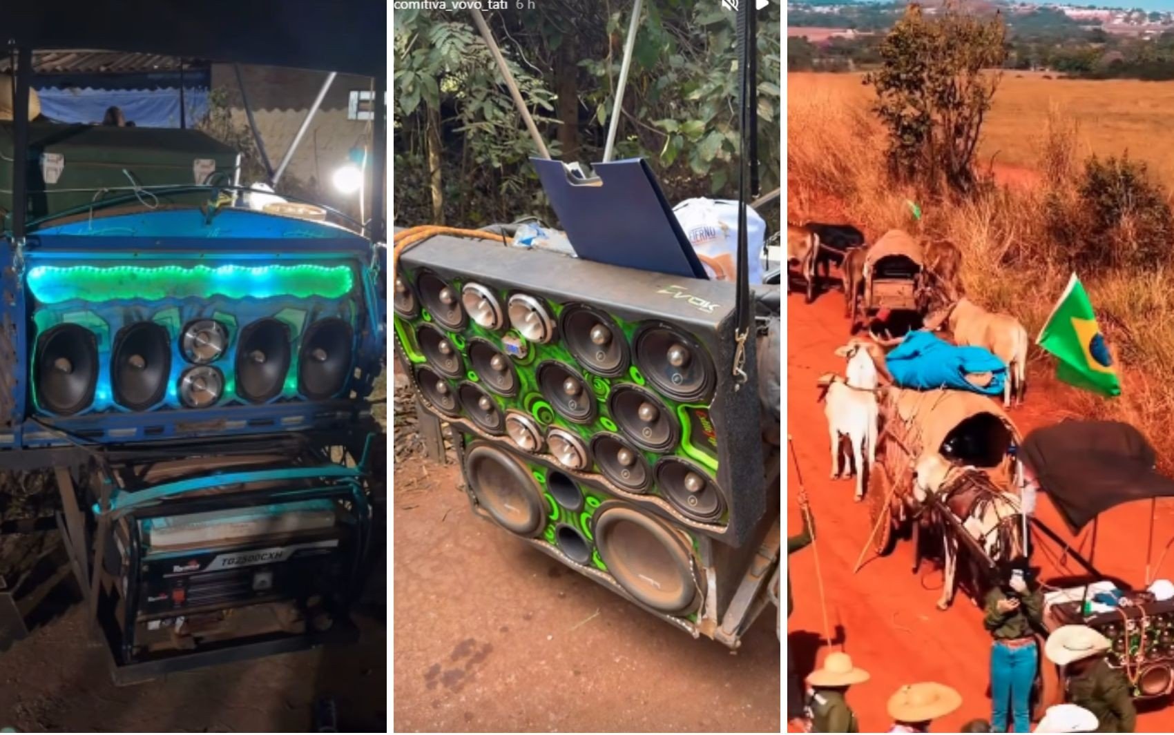 Inovação nas romarias: 'Carroças automotivas' animam a Festa do Divino Pai Eterno em Trindade