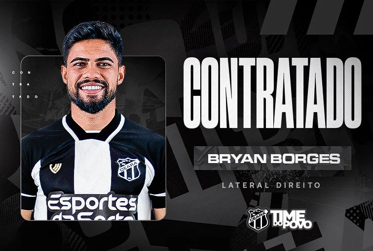 Ceará contrata Bryan Borges, que pode estrear no próximo jogo