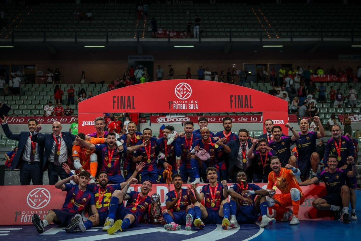 Barcelona conquista Liga Espanhola de Futsal com destaque para Pito