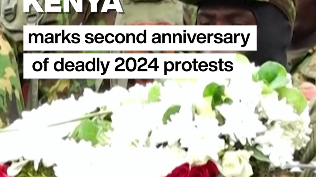 Quênia lembra dois anos de protestos mortais em 2024