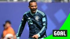 Leroy Sané coloca a Alemanha em vantagem contra o Equador em partida da Copa do Mundo