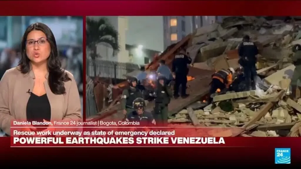 Milhares são temidos mortos em terremotos na Venezuela