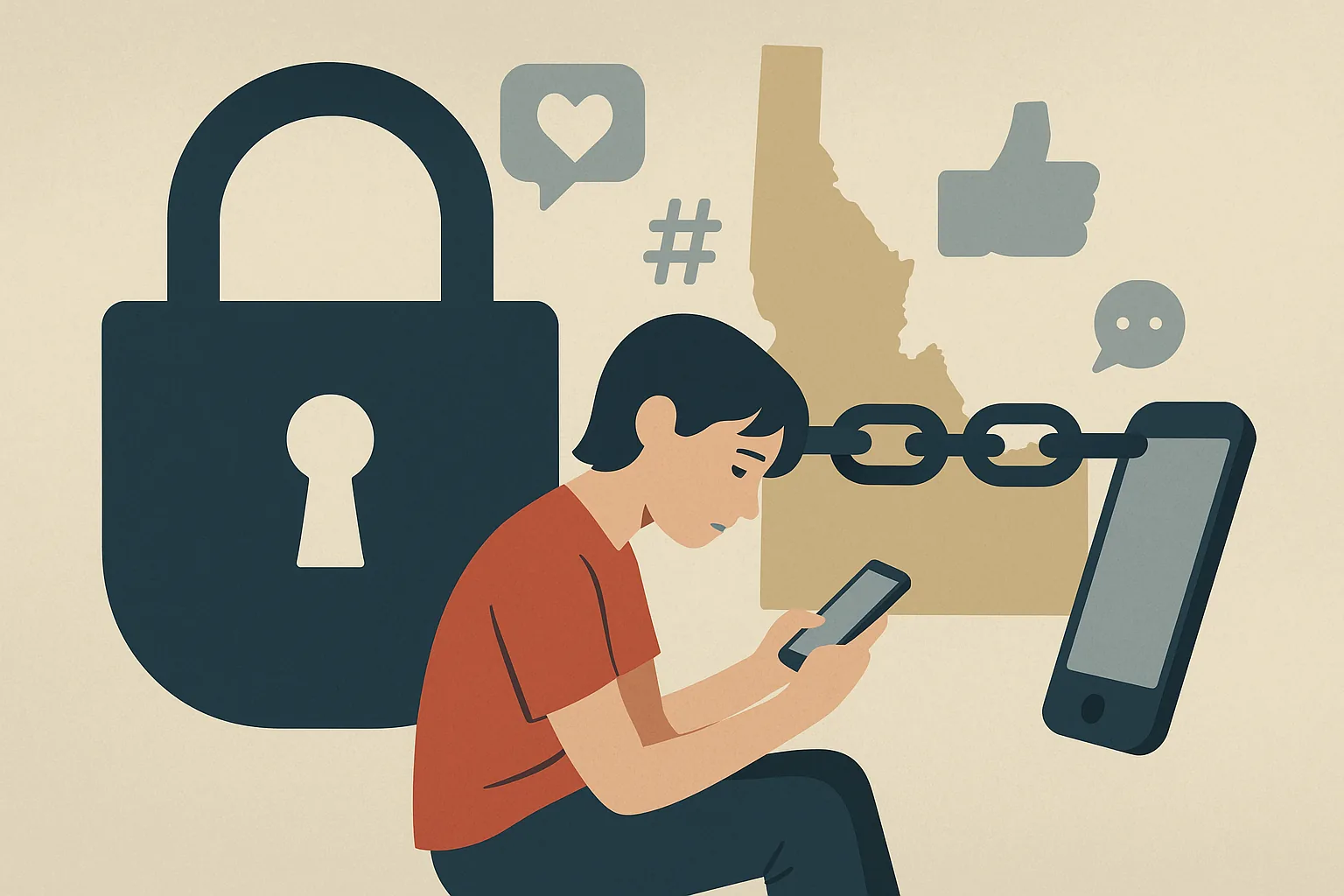 Idaho aprova lei rigorosa contra vício em redes sociais para menores
