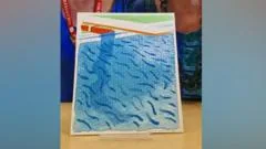 Gravura assinada de Hockney encontrada em livro é leiloada por £41 mil