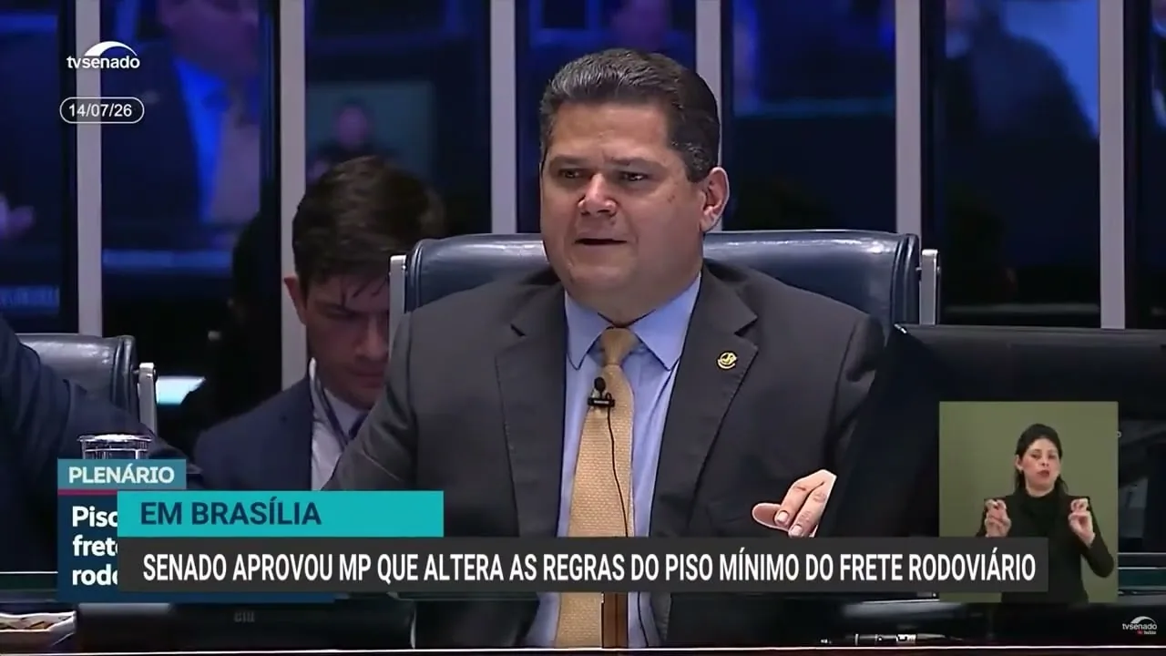 Senado aprova medida provisória que altera piso mínimo do frete rodoviário