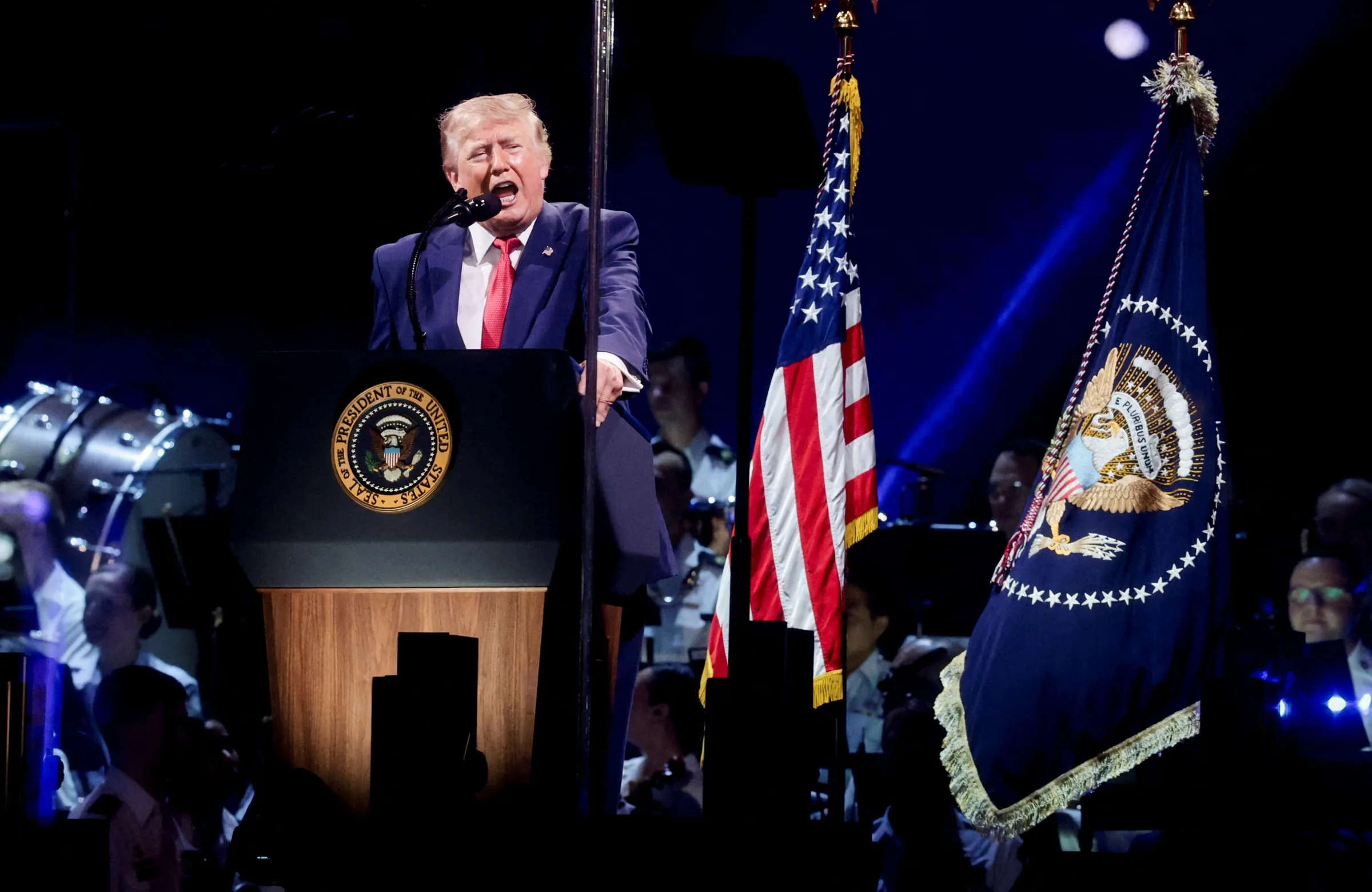 Trump diz que EUA são 'esperança e luz' no mundo e afirma: 'Não queremos comunistas no nosso país'