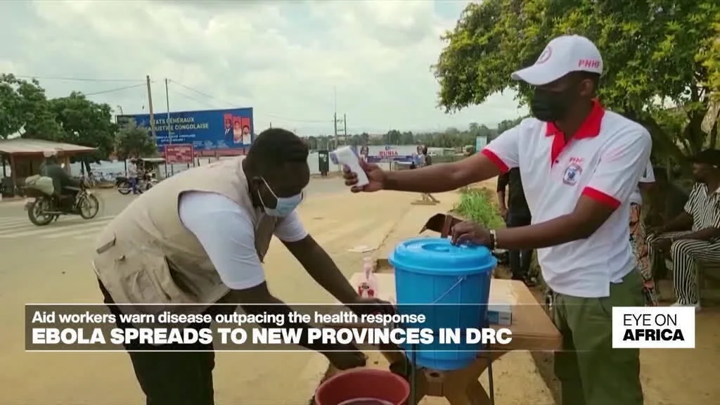 Ebola se espalha para mais províncias na África