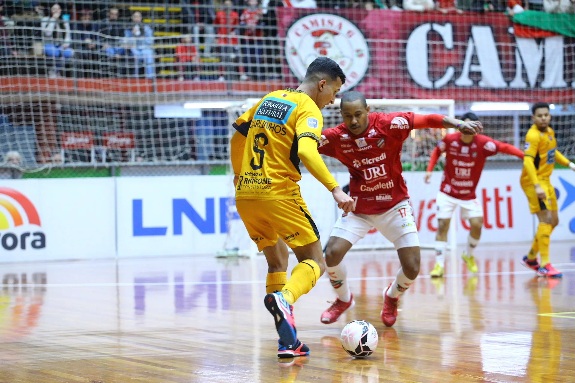Sorocaba empata em 4 a 4 com o líder Atlântico pela Liga Nacional de Futsal