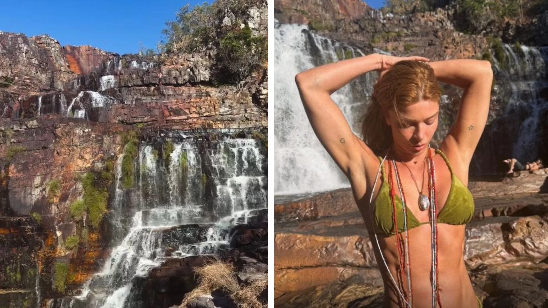 Grazi Massafera desfruta de férias na Chapada dos Veadeiros