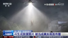 Desastres naturais na China são exacerbados por vídeos falsos gerados por IA