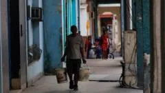 Cubanos protestam após o terceiro apagão nacional do ano