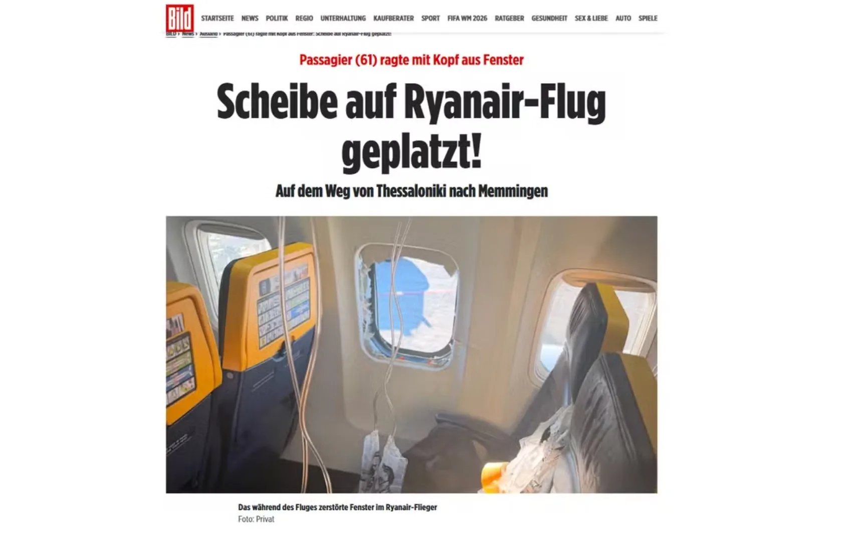 Incidente com avião da Ryanair na Grécia envolve modelo Boeing 737 NG
