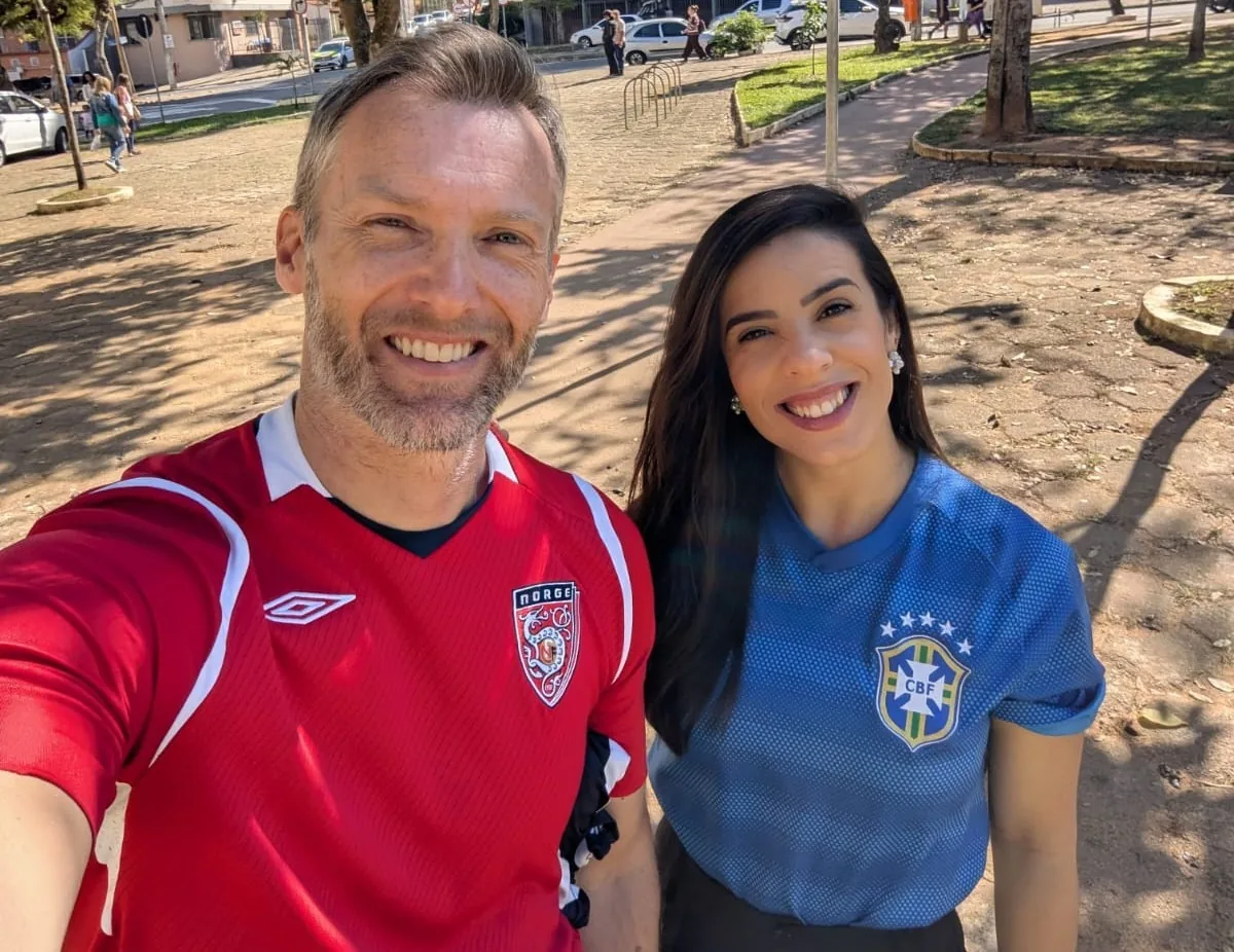 Norueguês em Juiz de Fora torce contra Brasil na Copa do Mundo