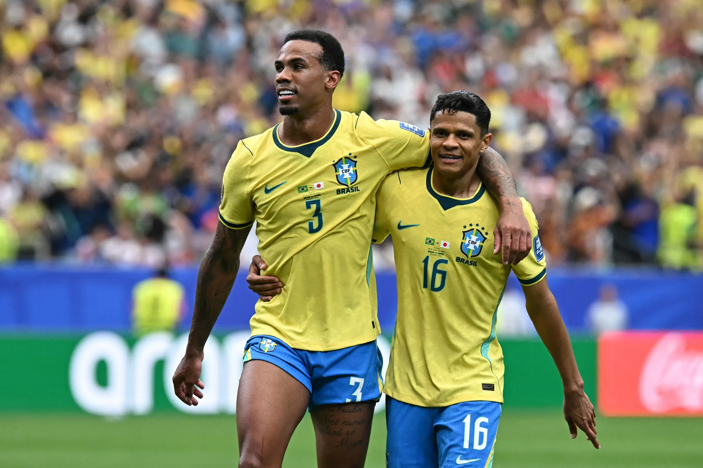 Tática para furar retranca do Japão faz Gabriel Magalhães igualar recorde de Dunga na Seleção