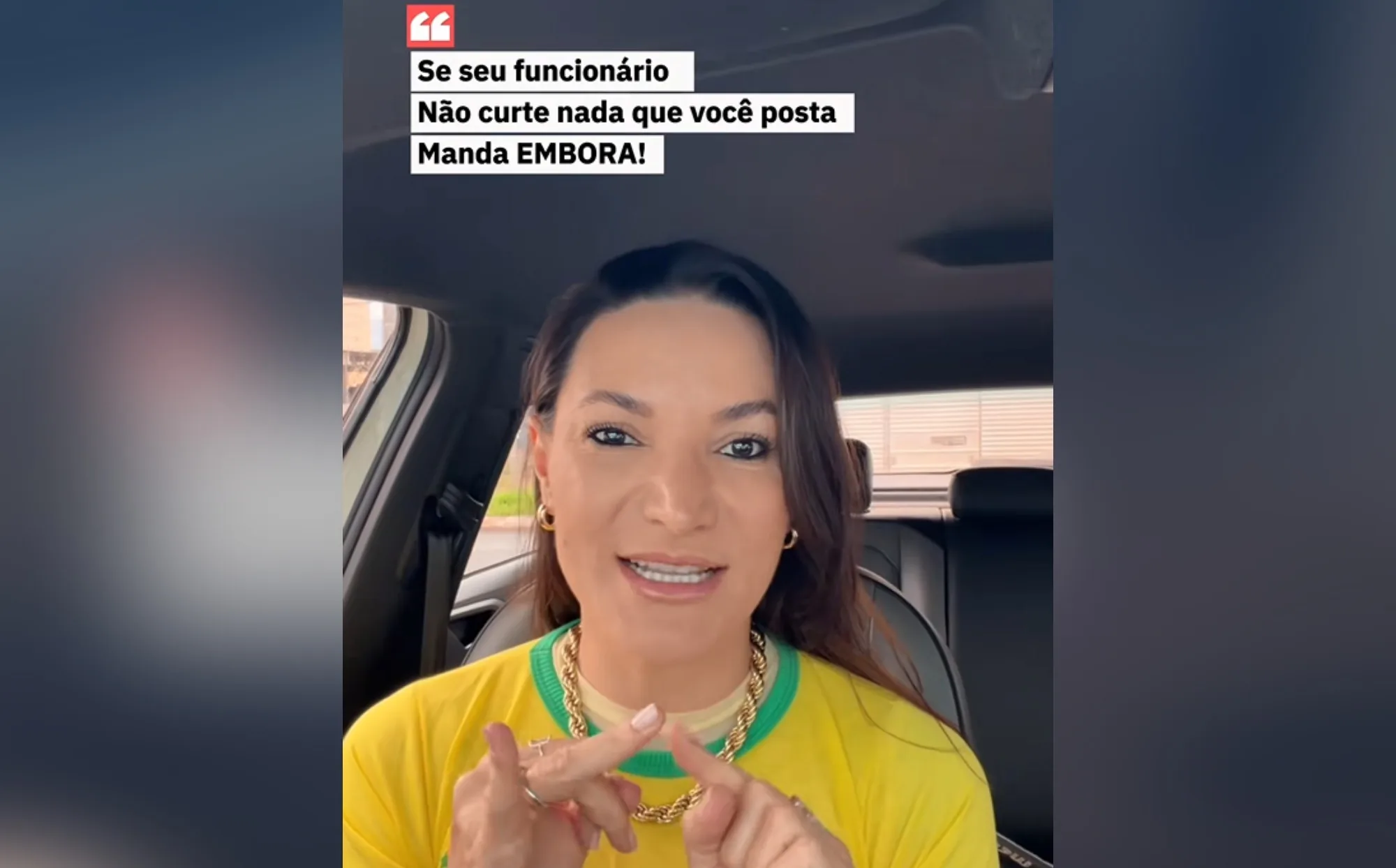 'Se nunca curte nada, manda embora': vídeo viral provoca debate sobre engajamento de funcionários