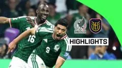 Mexico set up potential England last-16 tie after win over 10-man Ecuador