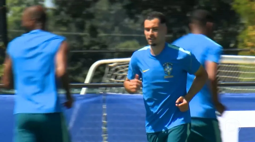 Seleção brasileira finaliza treino antes de enfrentar a Noruega