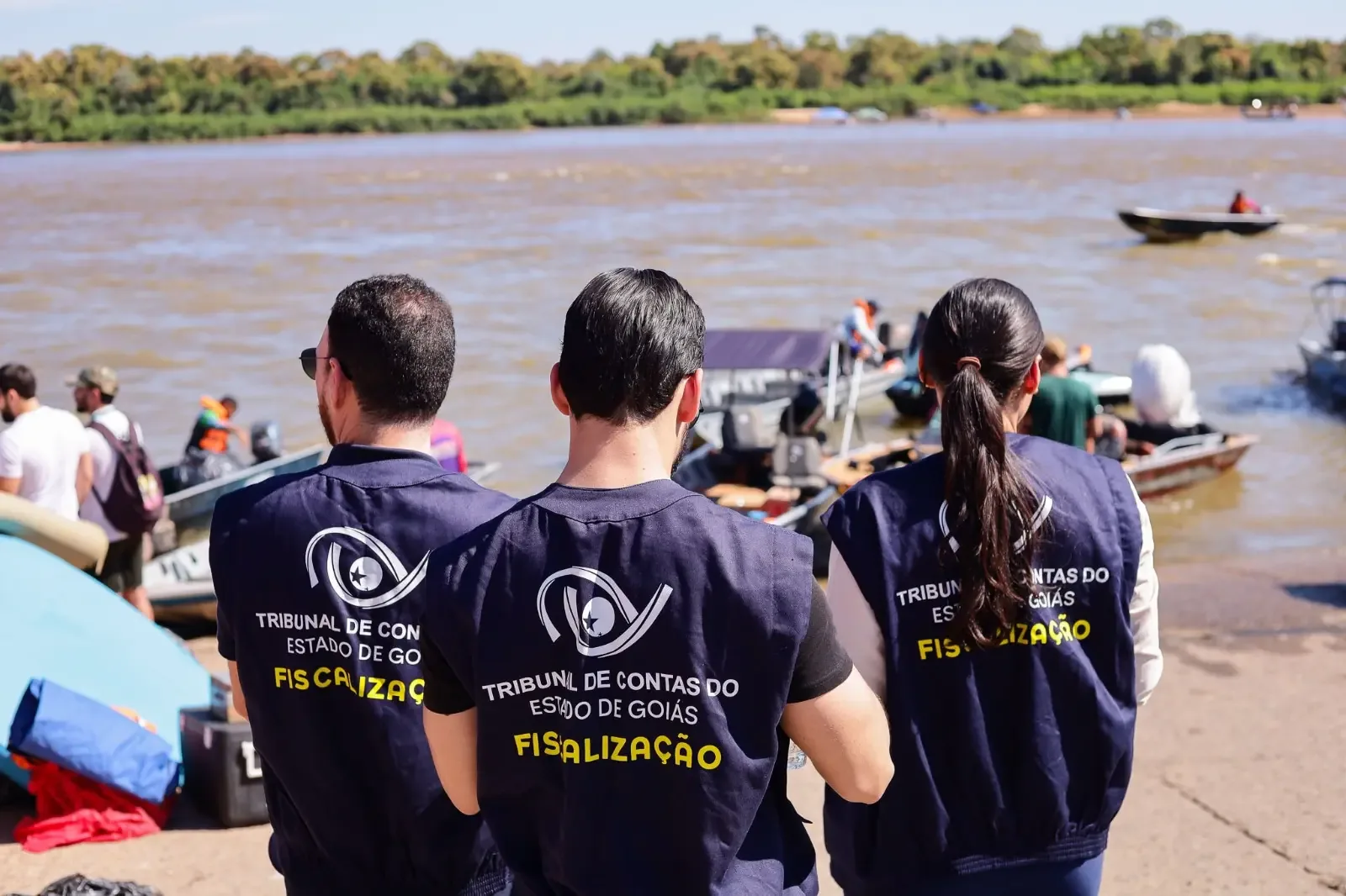 Fiscalização do TCE-GO avalia turismo no Araguaia e preservação ambiental