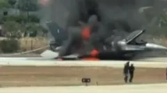 Greek F-16 fighter jet crash-lands at busy Zakynthos airport