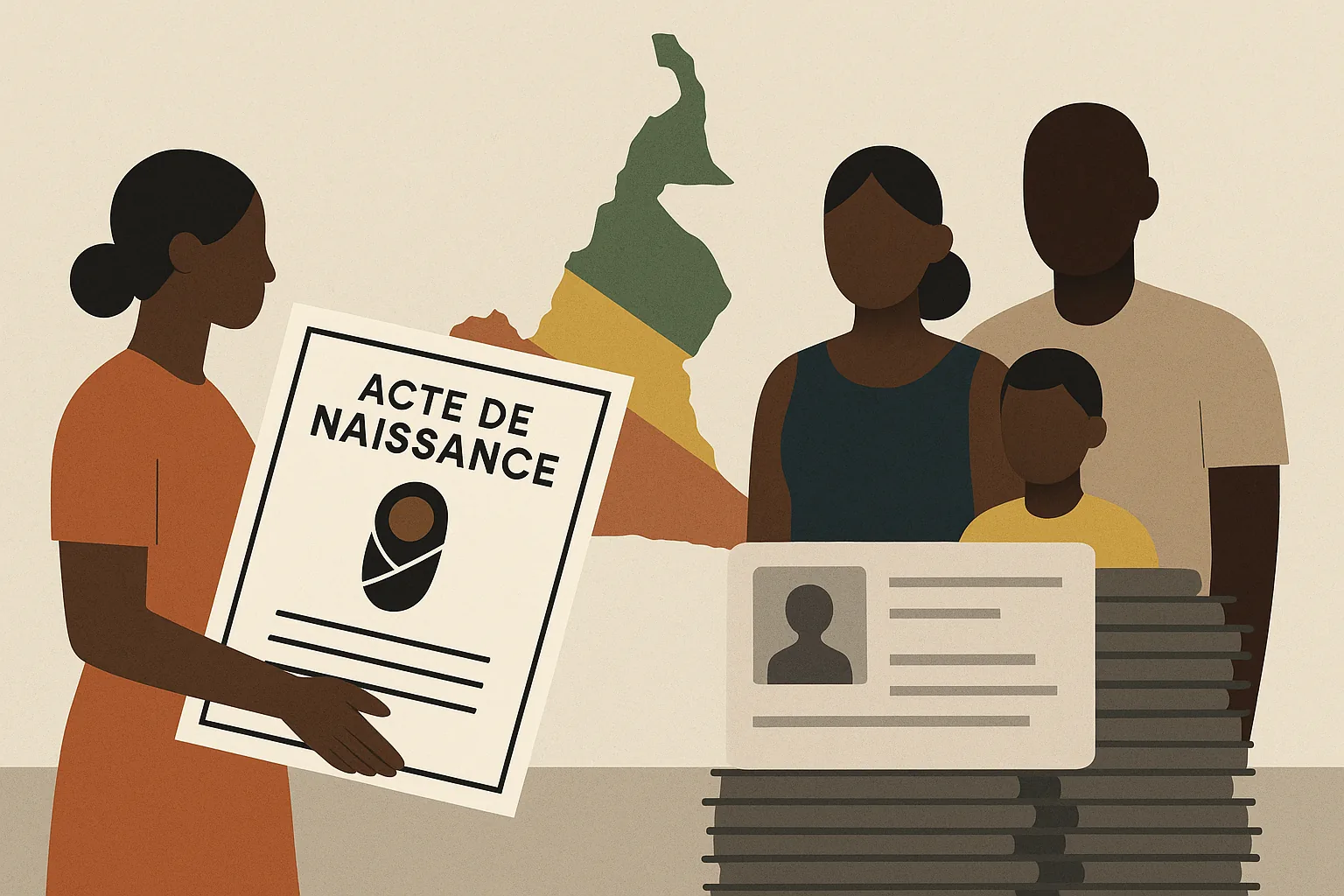 Cameroun avança na registro de crianças, mas milhões permanecem sem documentos