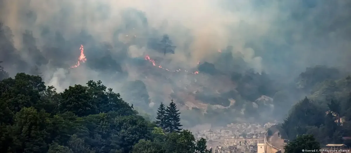 Incêndios florestais atingem França, Espanha e Portugal em meio a onda de calor