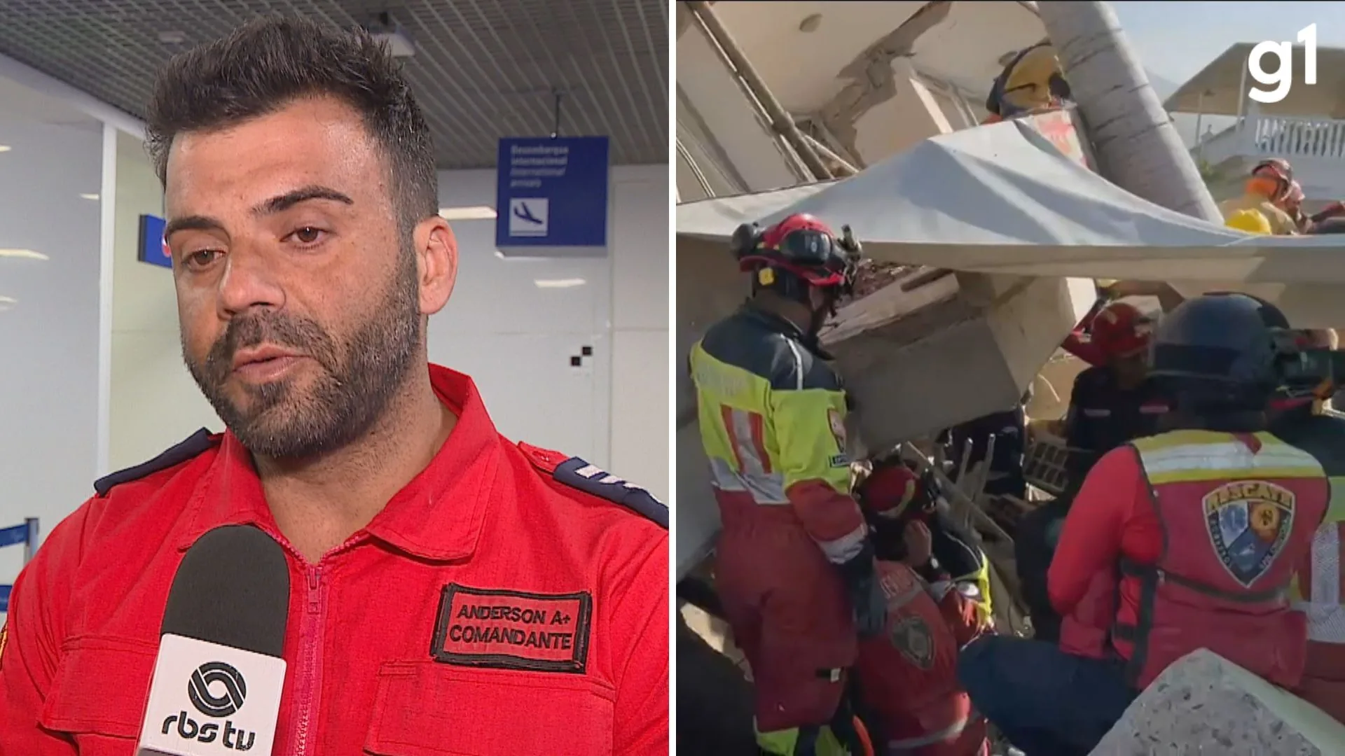 Bombeiros voluntários gaúchos retornam após atuação em terremoto na Venezuela