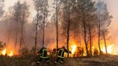 Moradores da França e Espanha relatam experiências aterrorizantes com incêndios florestais