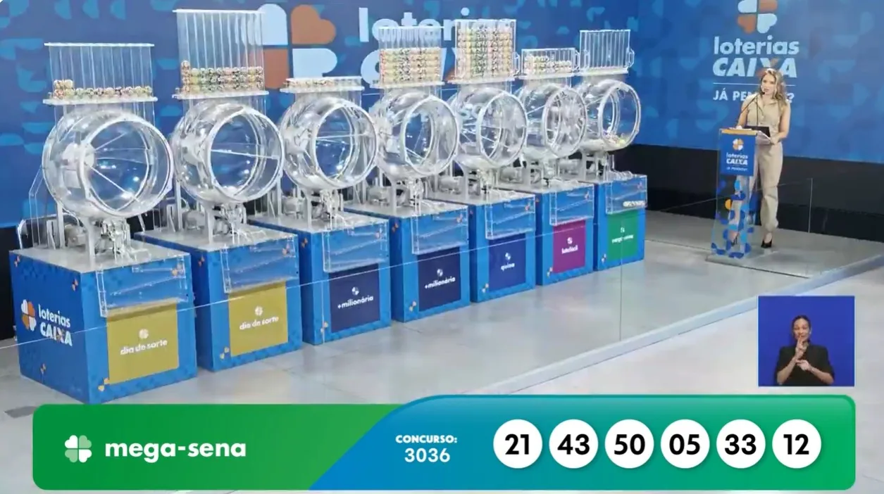 Mega-Sena sorteia R$ 69,5 milhões no concurso 3036