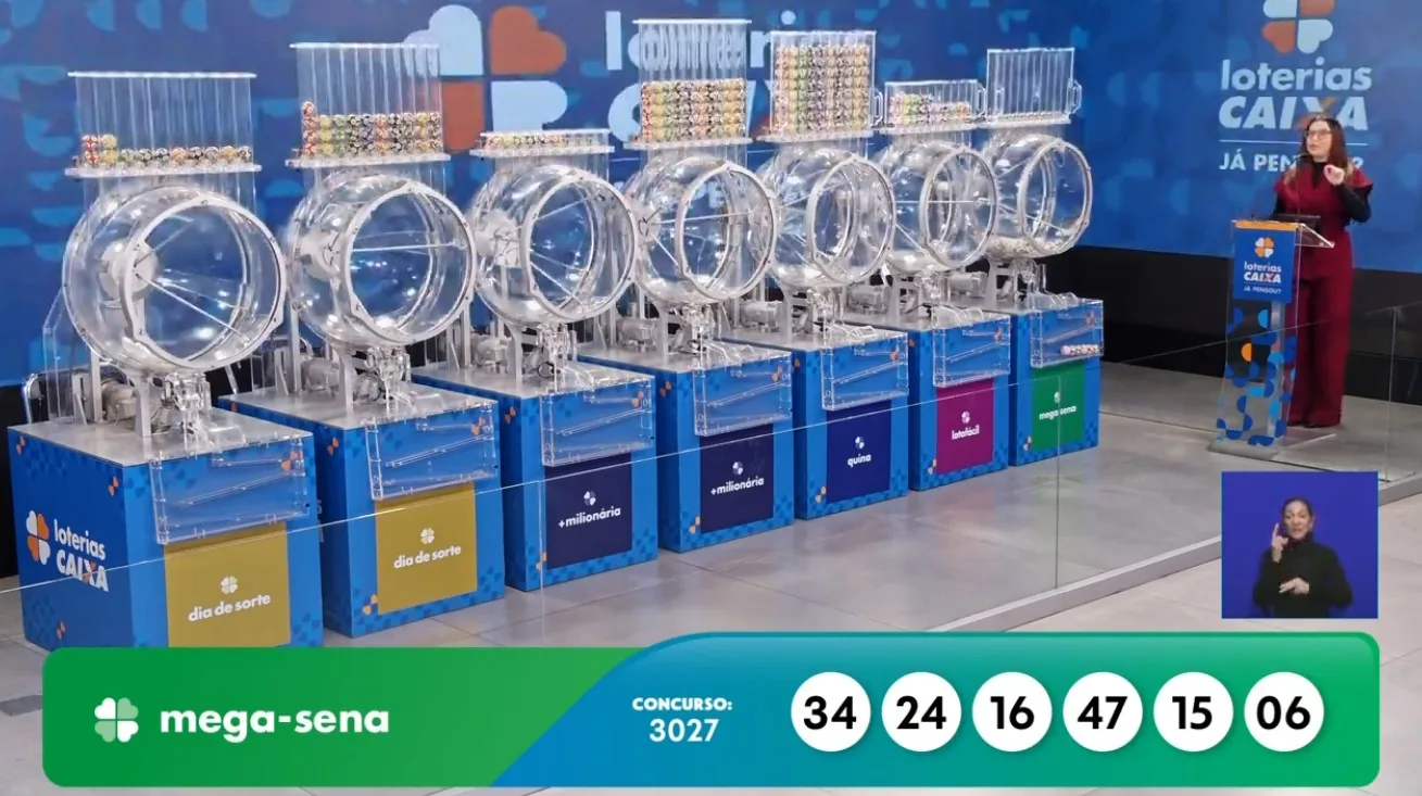 Mega-Sena: prêmio do concurso 3027 acumula e chega a R$ 38 milhões