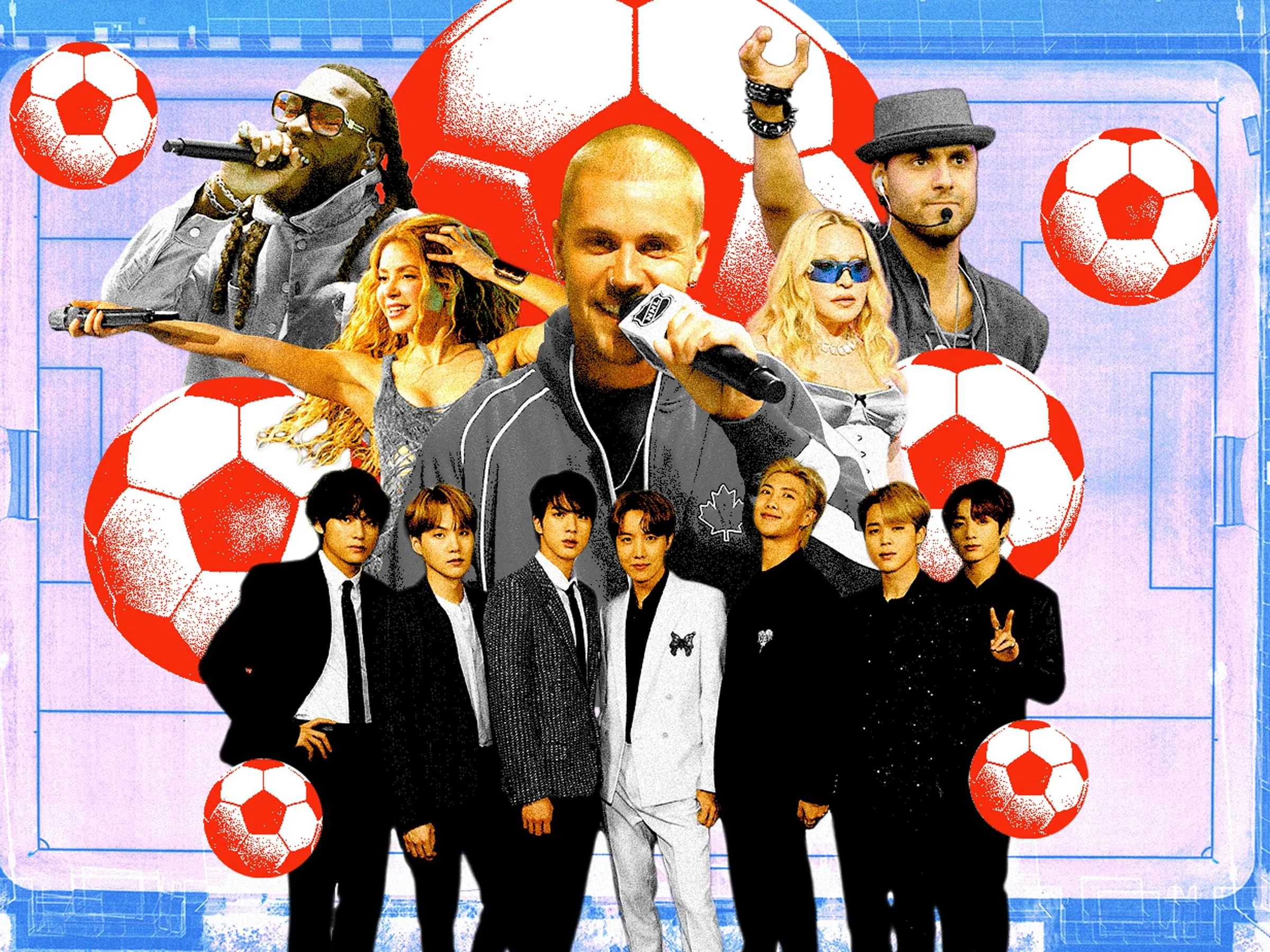 Show de intervalo da Copa do Mundo traz espetáculo ao estilo americano