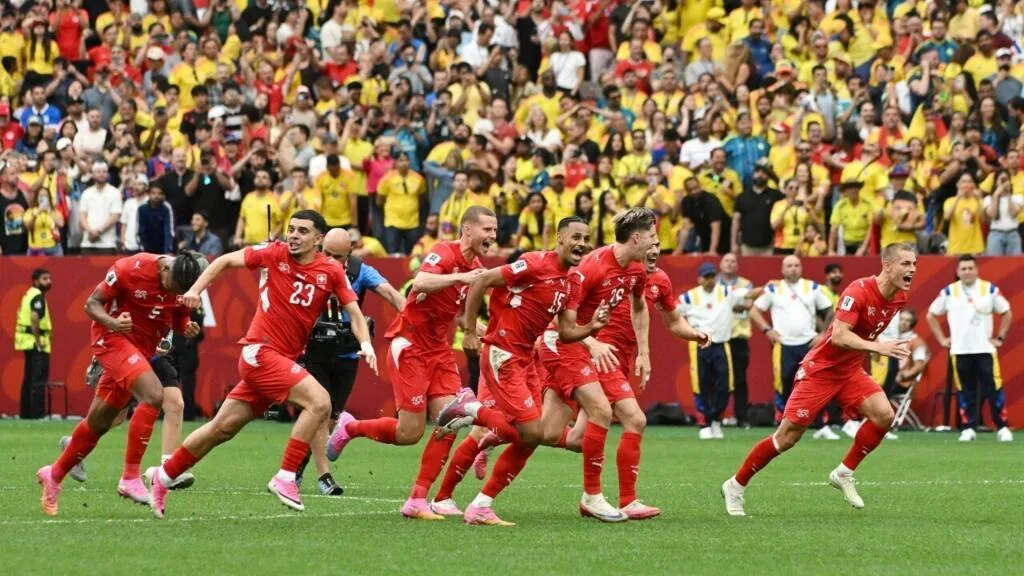 Suíça vence Colômbia nos pênaltis e avança para as quartas de final da Copa do Mundo 2026