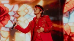 Bruno Mars anima público em Wembley com show memorável