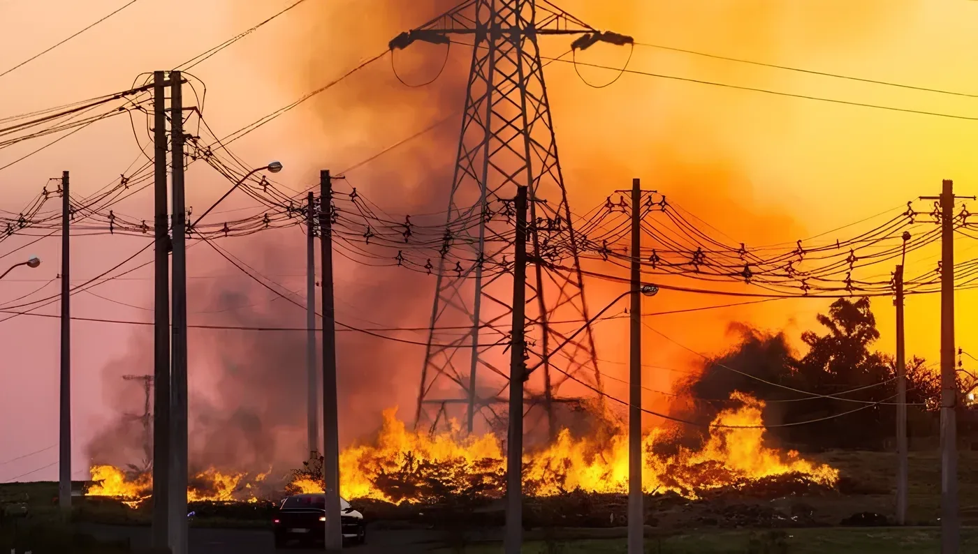 Goiânia lidera ranking de cidades com incêndios em redes elétricas causados por queimadas