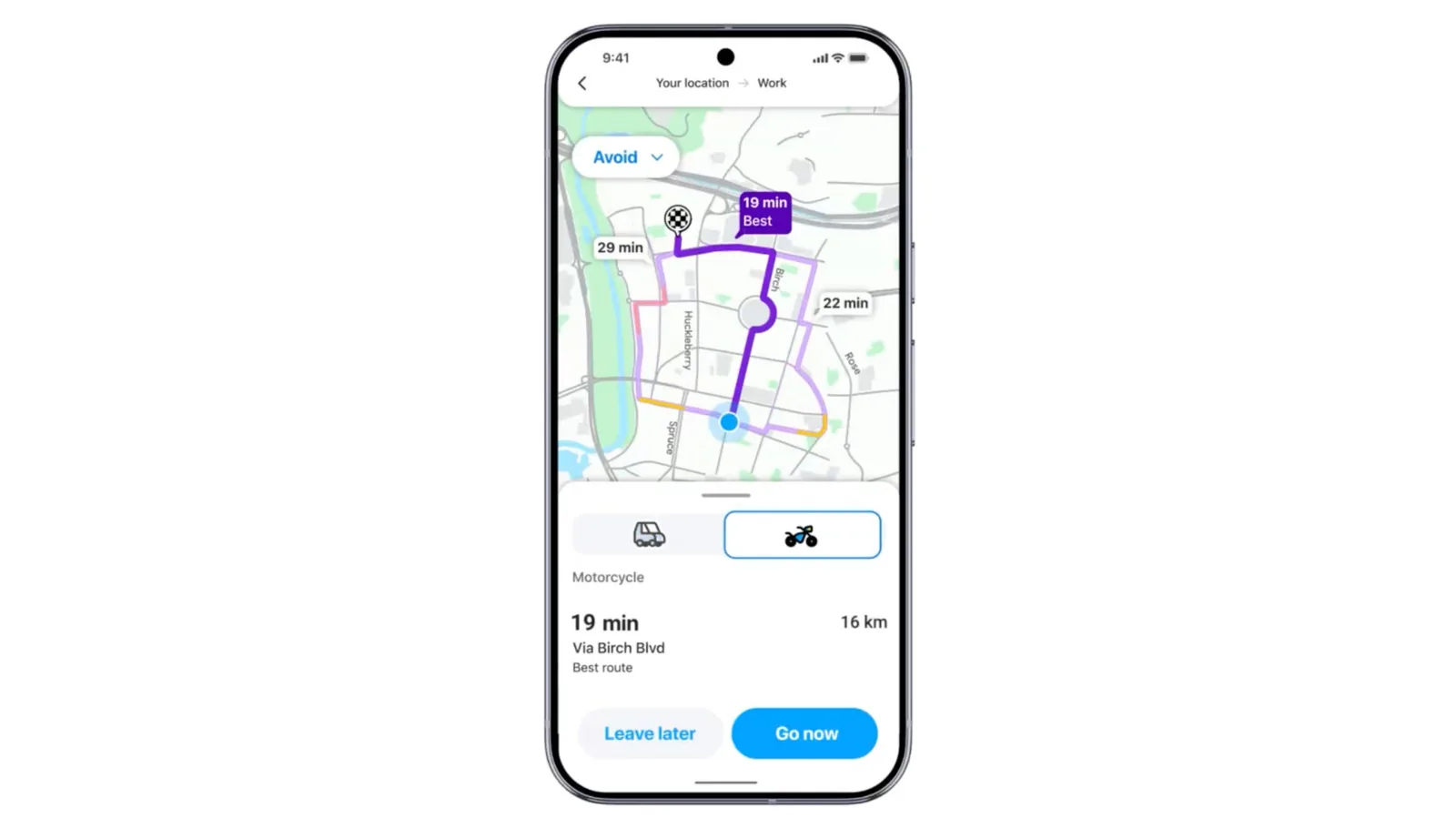 Waze lança novas funcionalidades de IA, incluindo modo motocicleta e 'Menos Falante'