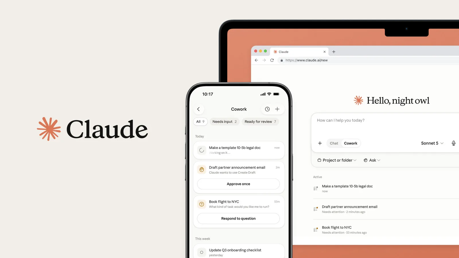 Anthropic permite controle do Claude Cowork AI pelo celular